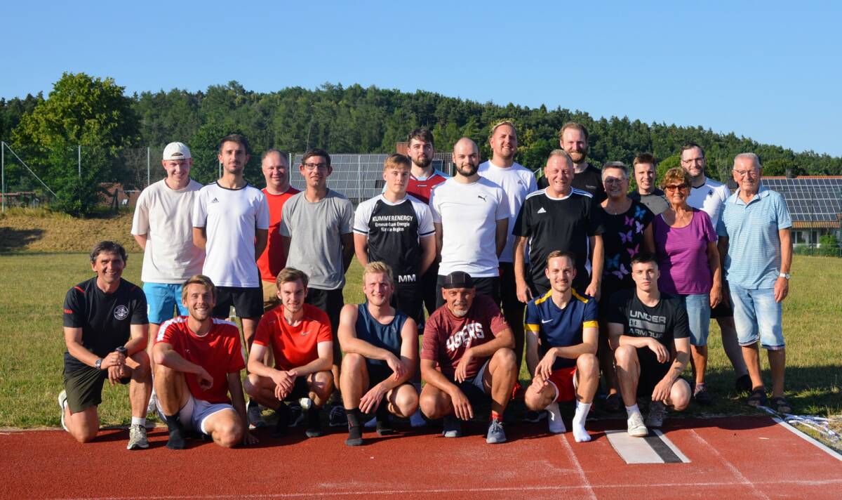 Sportabzeichen Fußballer, Gruppenfoto